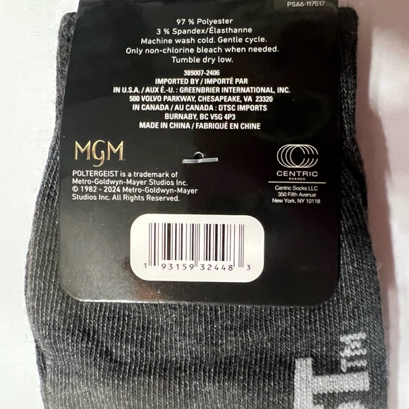 NWT-Poltergeist Men’s Socks - Picture 4 of 4